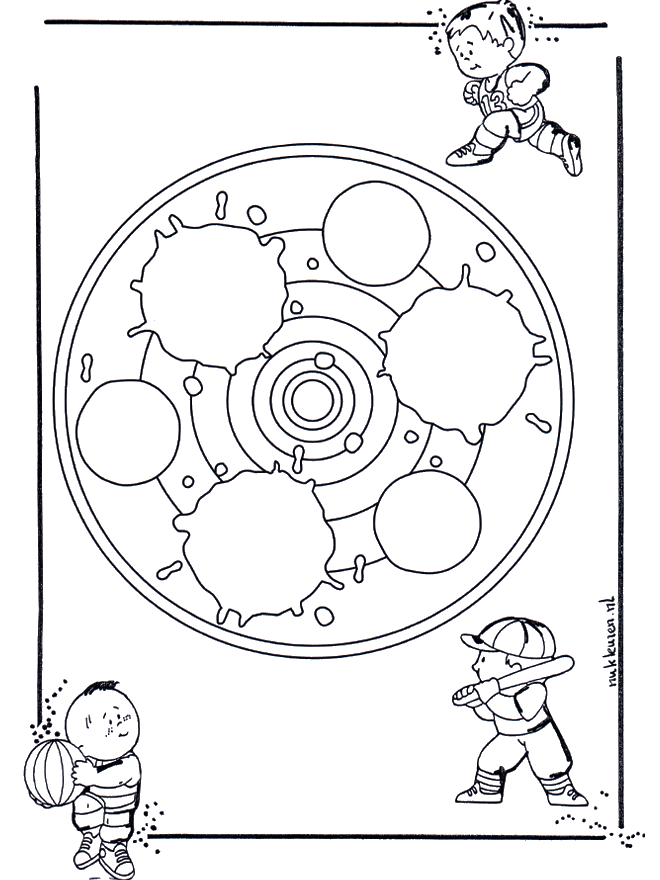 Mandala d'enfant 24 - Mandala d'enfant