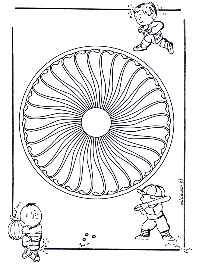 Mandala d'enfant 26 - Mandala d'enfant