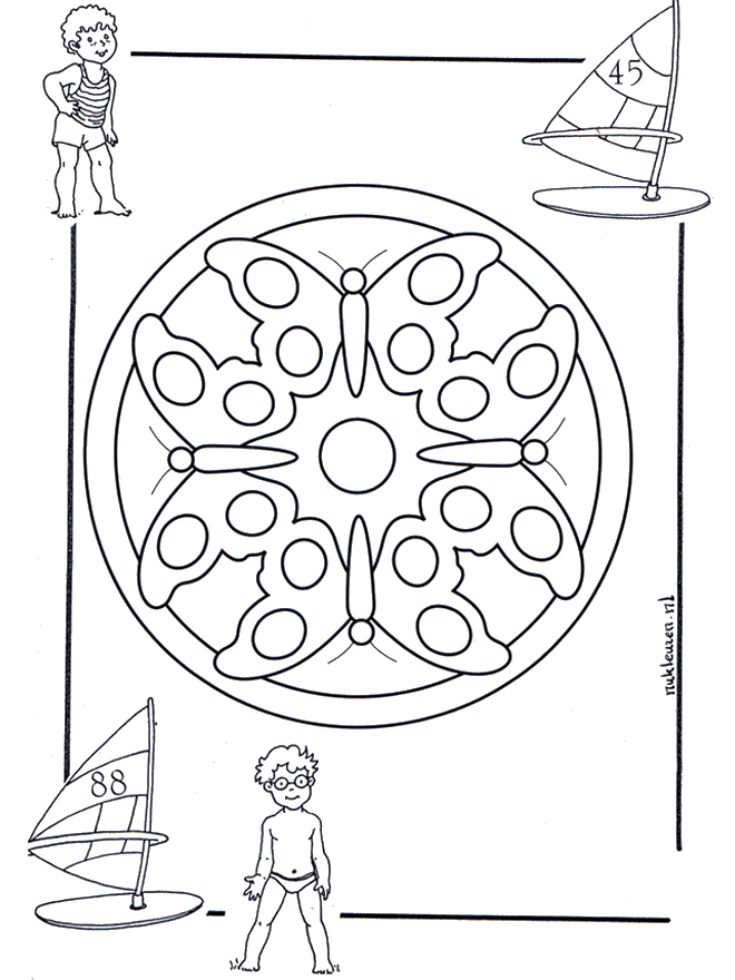 Mandala d'enfant 4 - Mandala d'enfant