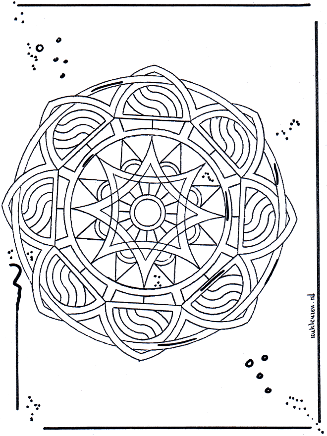 Mandala - étoiles 2 - Mandala geo