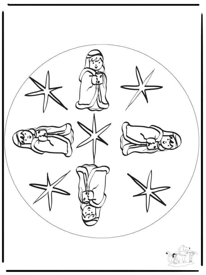 Mandala Roi - Mandala d'enfant