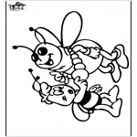 Coloriages faits divers - Maya l'abeille 3