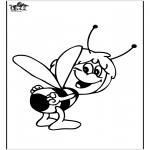 Coloriages faits divers - Maya l'abeille 5