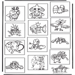 Personnages de bande dessinée - Memory Pokémon