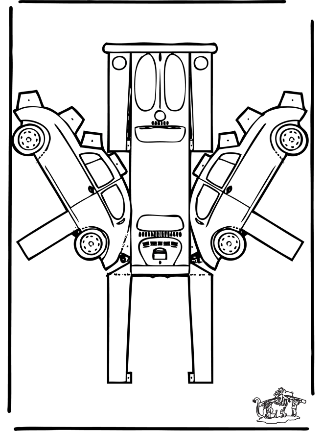 Modèle de construction - VW - découpages