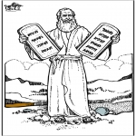 Coloriages Bible - Moïse 4