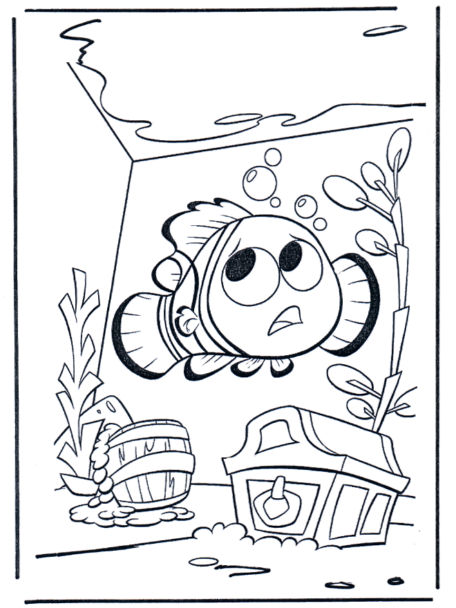 Nemo 1 - Coloriages Nemo