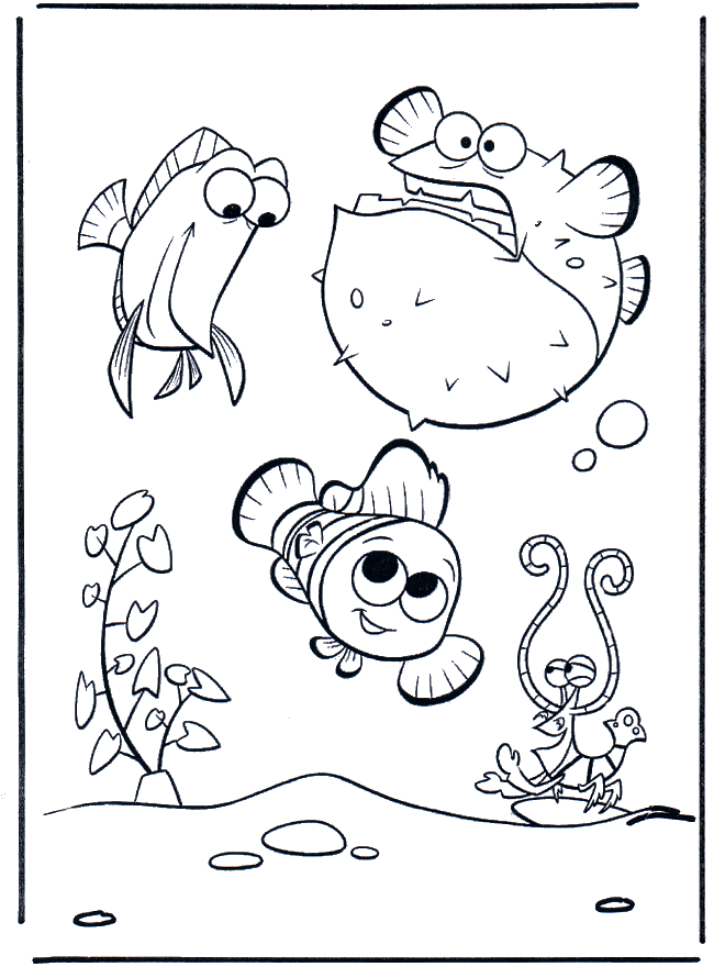 Nemo 7 - Coloriages Nemo