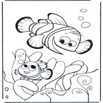 Coloriages pour enfants - Nemo et Marlin