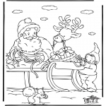 Coloriages Noël - Noël 40