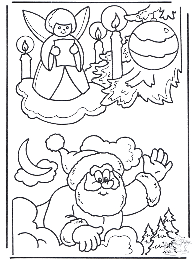 Noël coloriage 3 - Noël