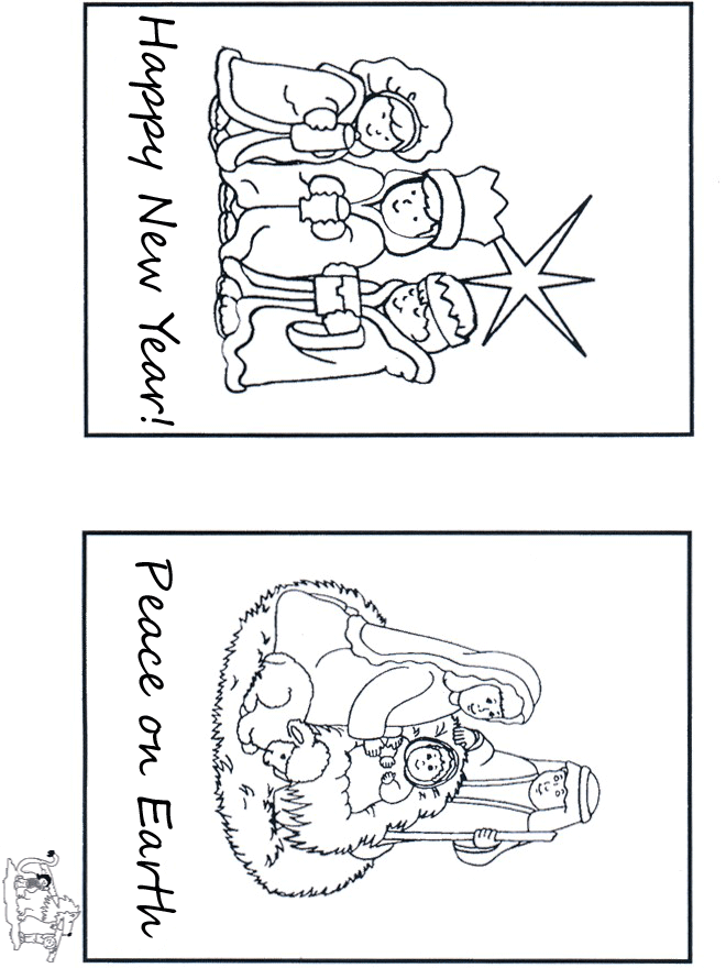 Noël et nouvel an 3 - Coloriages Noël et Nouvel an