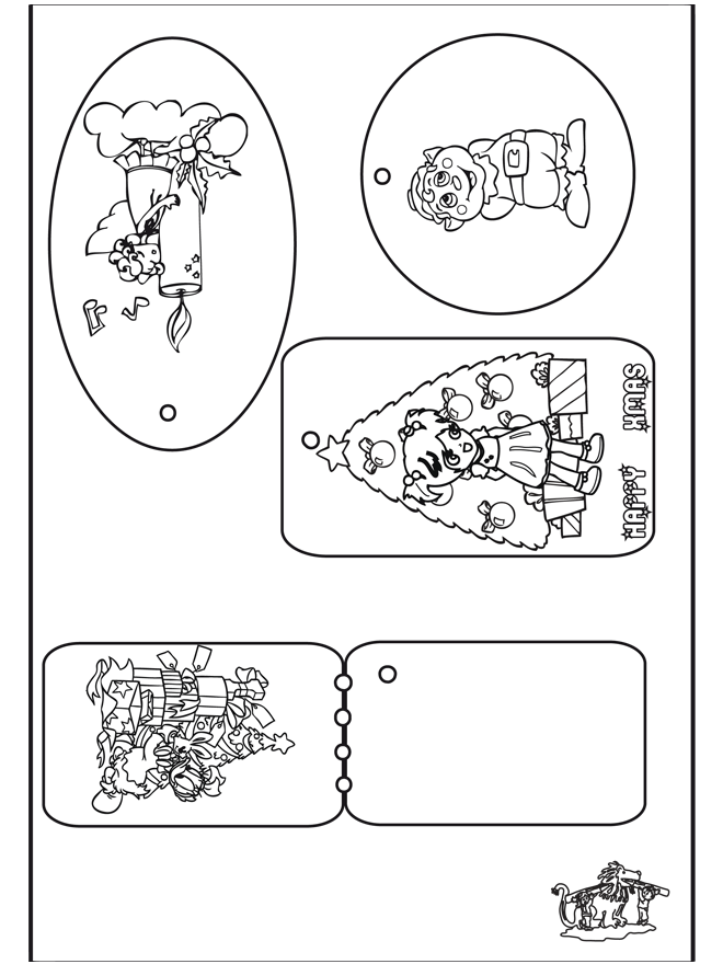 Noël - étiquette 2 - Bricolage Noël 