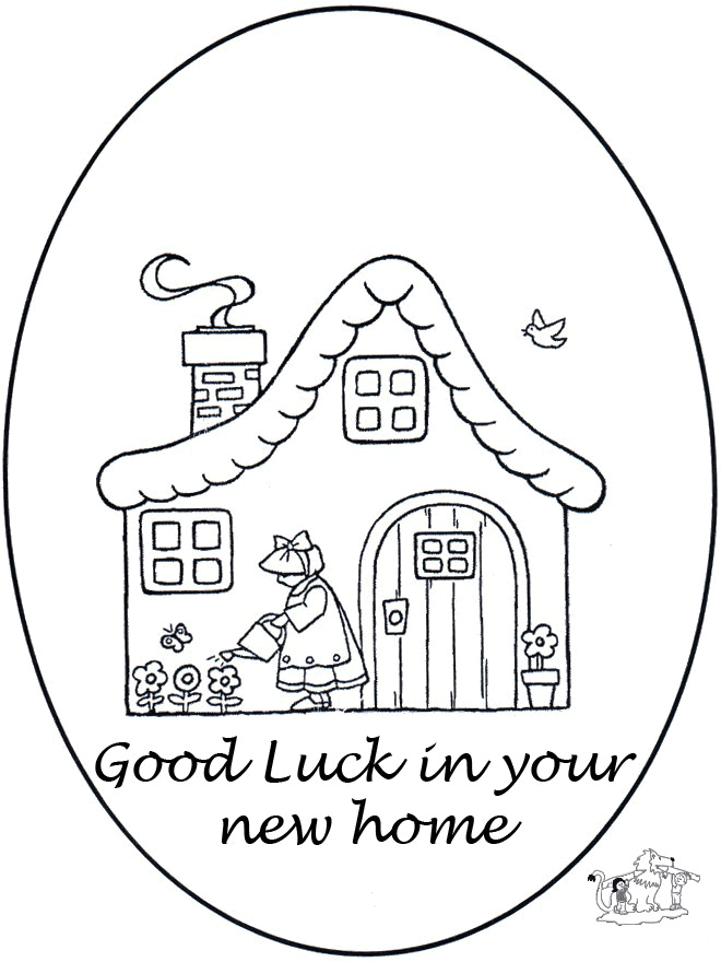 Nouvelle maison - Coloriages Maisons