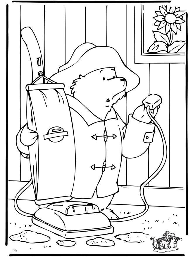 Paddington 1 - Coloriages l'ours Paddington