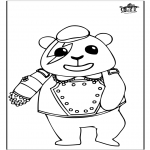 Coloriages d'animaux - Panda 1