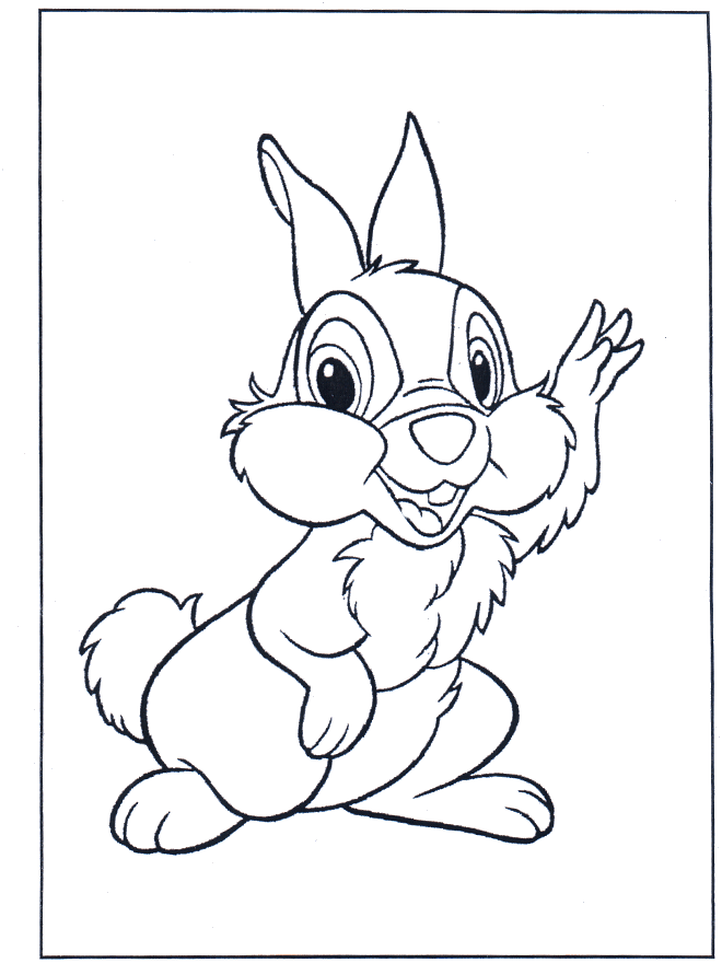 Panpan - Coloriages Bambi