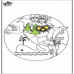 Coloriages Bible - Paradis 1