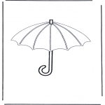 Coloriages faits divers - Parapluie