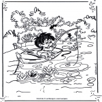 Coloriages faits divers - Pêche 1