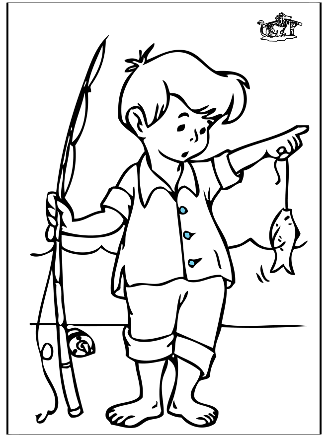 Pêche 3 - Coloriages sports