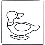 Coloriages pour enfants - Petit canard