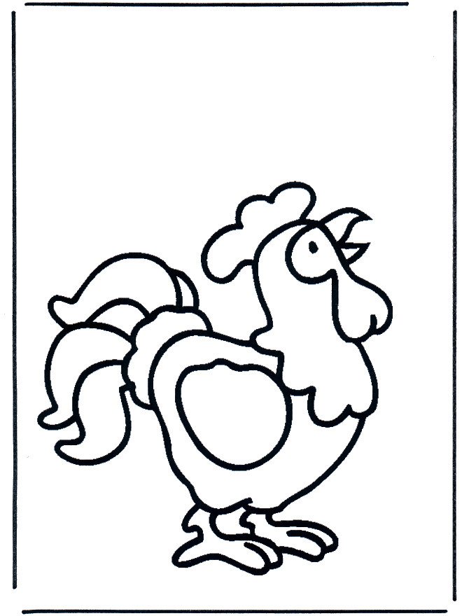 Petit coq - À la ferme