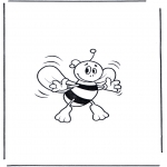 Coloriages pour enfants - Petite abeille