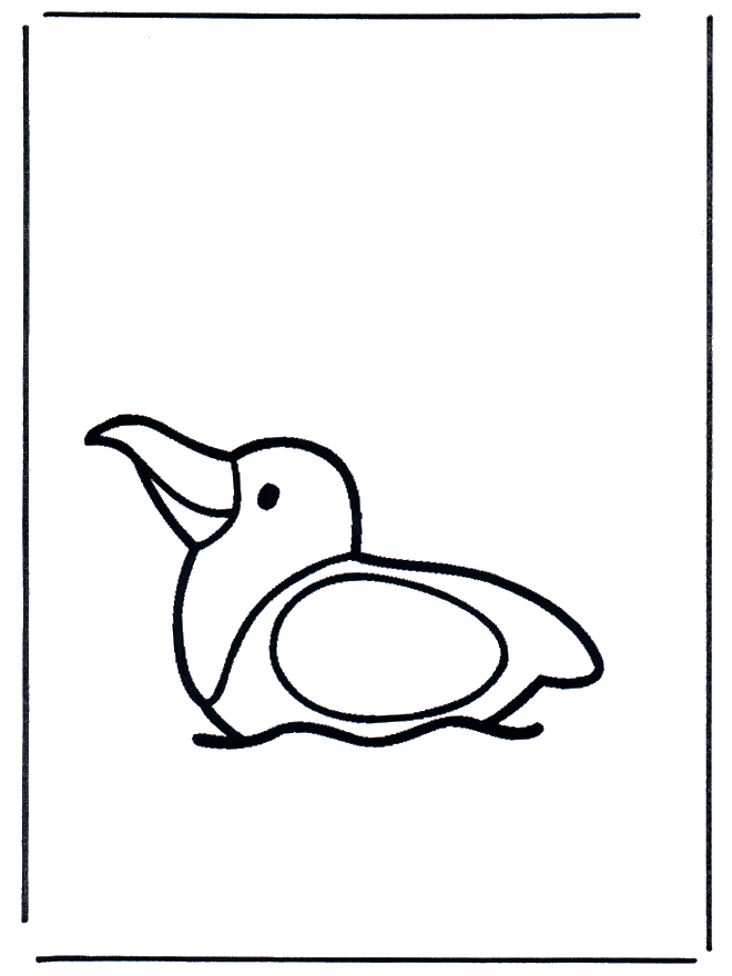 petite mouette - Coloriages animaux