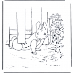 Coloriages faits divers - Pierre Lapin 3