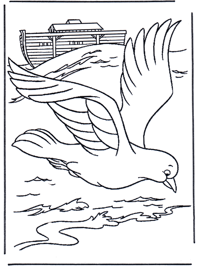 Pigeon de l'arche de Noah - Ancien Testament