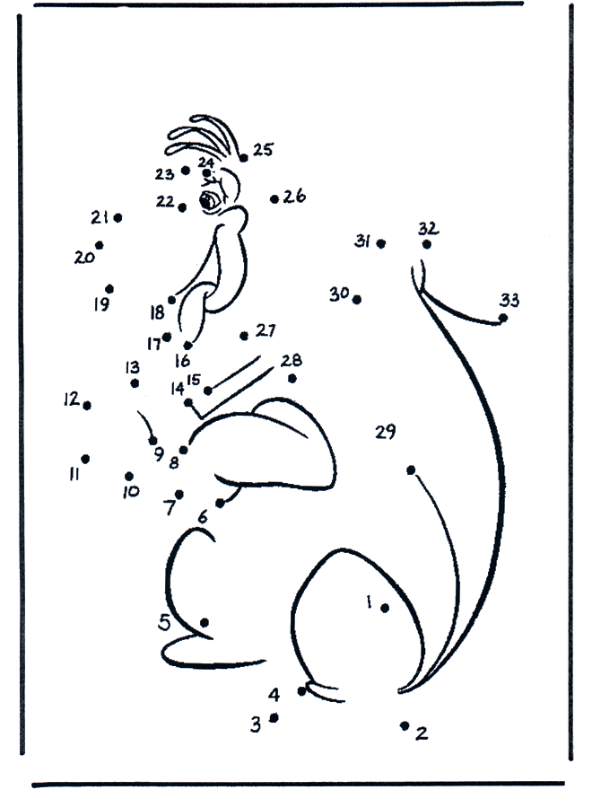 Points à relier 14 - Dessin chiffres