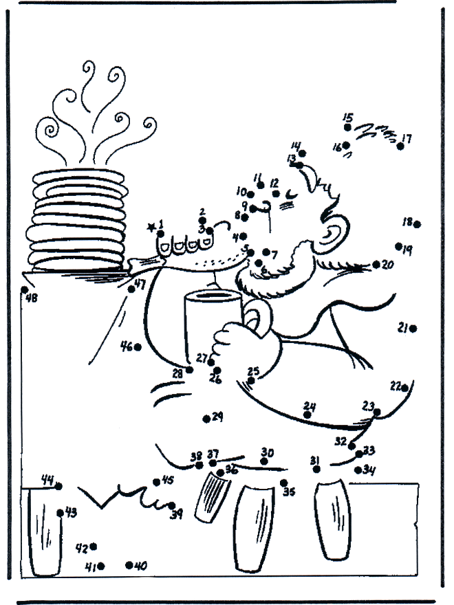 Points à relier 15 - Dessin chiffres