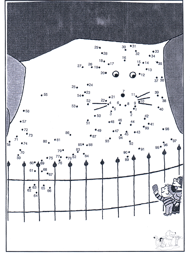 Points à relier 43 - Dessin chiffres