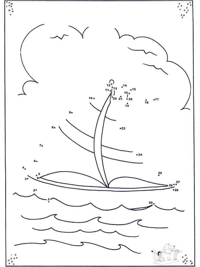 Points à relier 81 - Dessin chiffres