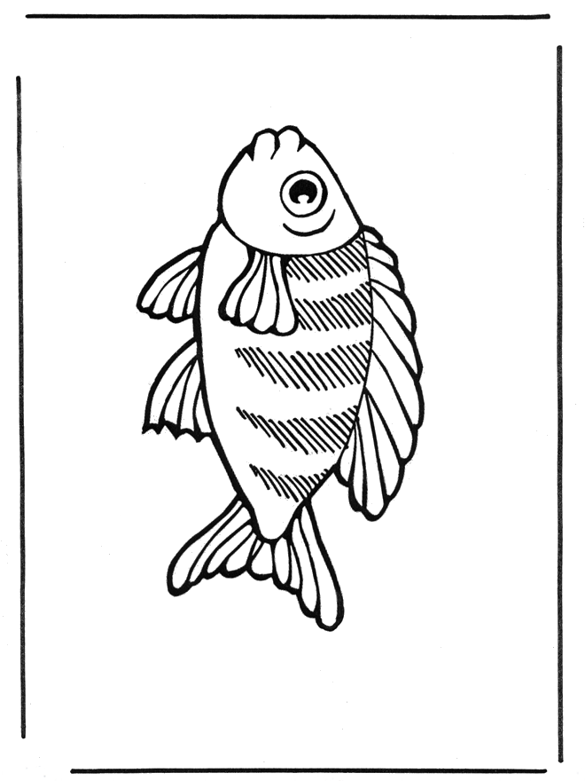 Poisson 2 - Coloriages Dauphins et animaux maritimes