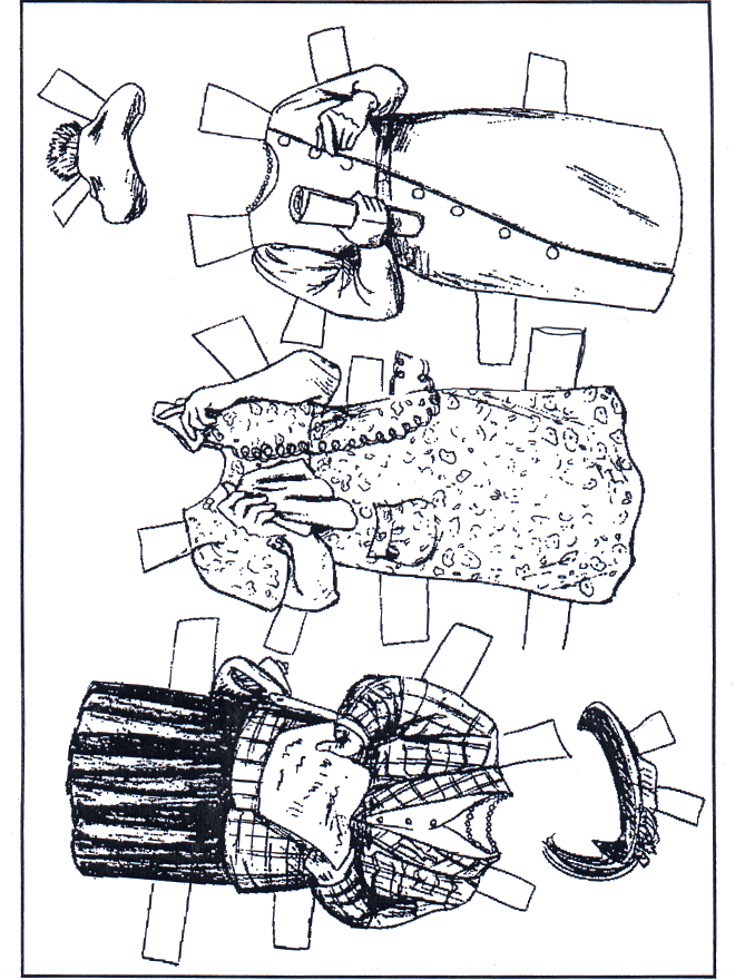 Poupée d'habiller - vêtements 4 - Poupées à habiller