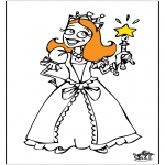 Coloriages faits divers - Princesse 3