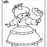 Coloriages faits divers - Princesse 4