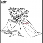 Coloriages faits divers - Princesse 5