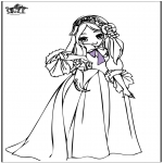 Coloriages faits divers - Princesse 7