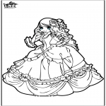 Coloriages faits divers - Princesse 9