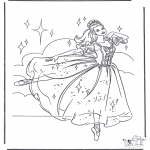 Coloriages faits divers - Princesse danseuse de ballet