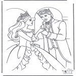 Coloriages faits divers - Princesse danseuse