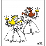 Coloriages faits divers - Princesses 4