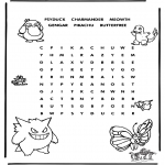 Bricolage coloriages - Puzzle - Pokemon 3