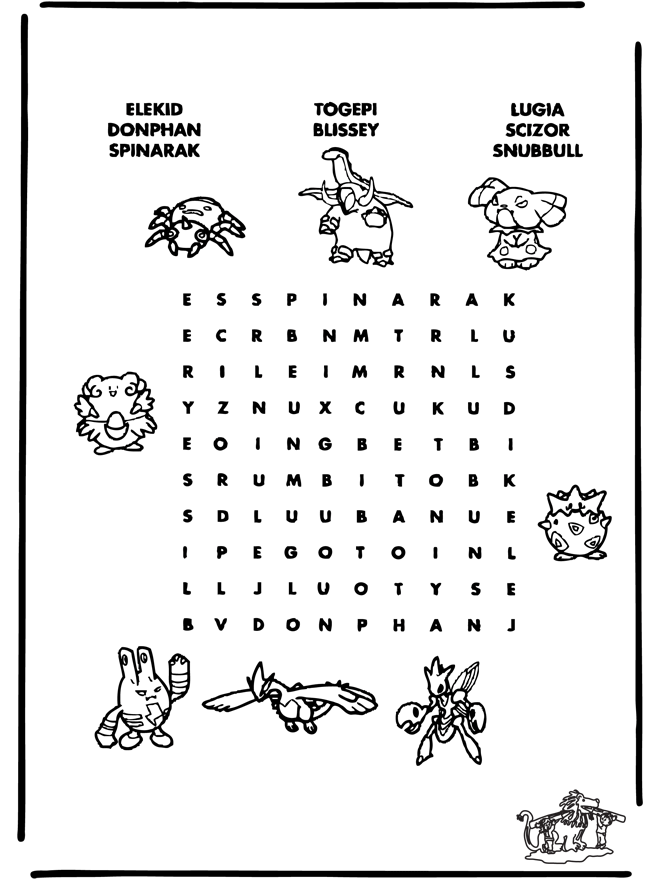 Puzzle - Pokemon 8 - Puzzles