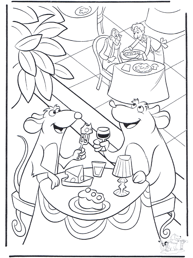 Ratatouille 6 - Coloriages Ratatouille