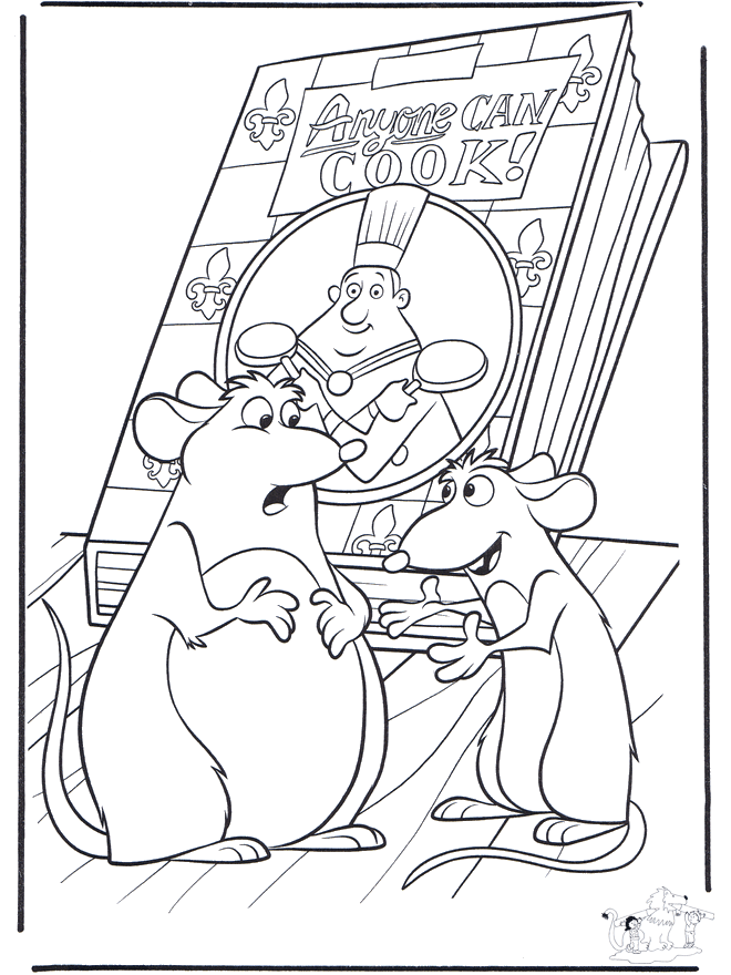 Ratatouille 7 - Coloriages Ratatouille