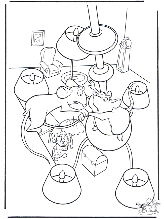 Ratatouille 8 - Coloriages Ratatouille